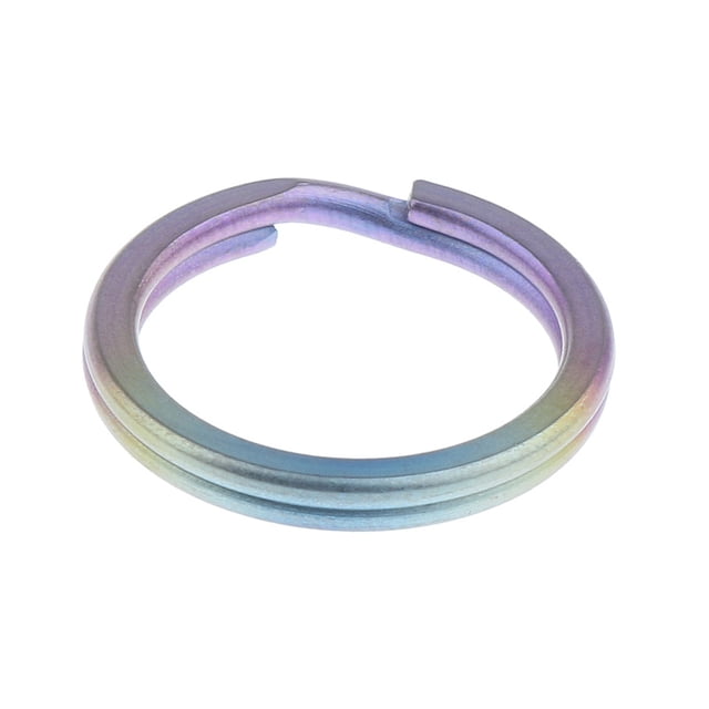 Llavero Camping Sunnimix Clip redondo Cierre Llavero Colorido 18mm con anillo dividido