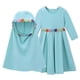 thumbnail image 1 of Odeerbi Niñas Vestido Musulmán Algodón Con Hijab Una-Pieza Vestido Oración Islámica Color Sólido Vestido Manga Larga Con Pañuelo En La Cabeza Conjunto, 1 of 8