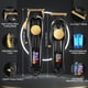 thumbnail image 2 of CIICII Juego de cortapelos y recortadores para hombre, cortapelos de peluquero inalámbricos profesionales para kit de corte de pelo (recargable USB ajustable para barba y pelo kit de corte de pelo) co, 2 of 5