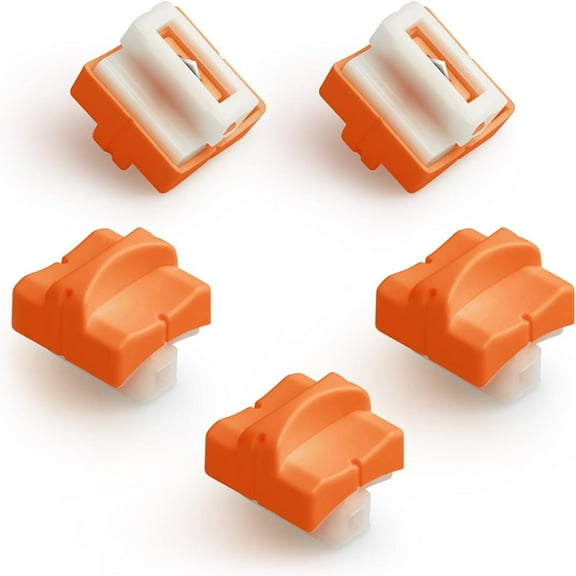 5 Piece Pink Refill Blades for Paper Cutter, Spring-Loaded Safeguard Design Replacement Blade for Paper Trimmers