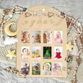 thumbnail image 3 of Tyeign One Year Birthday Wooden Photo Board, My First Year Photo Board with 12 Monthly Picture Frame, Baby Keepsake Gift for First Birthday, 1*Photo Frame Hanging Sign, 3 of 6