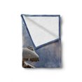 thumbnail image 2 of Airplane Soft Flannel Fleece Throw Blanket, Peacekeepers Mission Jet up International Flight Picture Aviation Theme Image, Cozy Plush for Indoor and Outdoor Use, 70" x 90", Blue Grey, by Ambesonne, 2 of 6