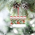 thumbnail image 4 of Vaidha PVC Art Personalized Survived Family Of Ornament 2024 Christmas Holiday Decor, 4 of 6