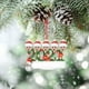 thumbnail image 4 of Fiudx Adorno Navideño Personalizado, Decoración Navideña de Pvc, Diseño Familiar Personalizable, Material Duradero, Ideal para Colgar En El Árbol, Ideal para Regalar, Tamaño 10 Cm, Edición 2021, 4 of 6