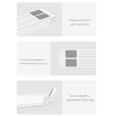 thumbnail image 3 of MesaSe Support Portable pour Ordinateur Portable Réglable Pliable en Aluminium Support de Bureau Blanc, 3 of 7