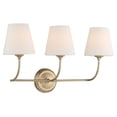thumbnail image 5 of Sylvan 3 - Light Vibrant Gold Gold Traditional Incandescent Glass And Steel, 5 of 8