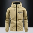 thumbnail image 2 of Gyujnb Jackets for Men,Men's Hooded Casual Outdoor Coat Rushing Jacket,Winter Coats for Men,Size:XL, 2 of 5