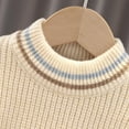 thumbnail image 4 of Atogsazn Children's Boy Knitted Cotton Sweater Kids Long Sleeve Pullover Sweaters Soft Warm Clothes 01-Beige 3-4 Years Fashion, 4 of 6