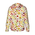 thumbnail image 2 of Picia Colorful Leaves Women's Men's UPF 50+ Sun Protection Hoodie Shirt Long Sleeve SPF Fishing Outdoor UV Hiking Lightweight Shirts-XX-Large, 2 of 9