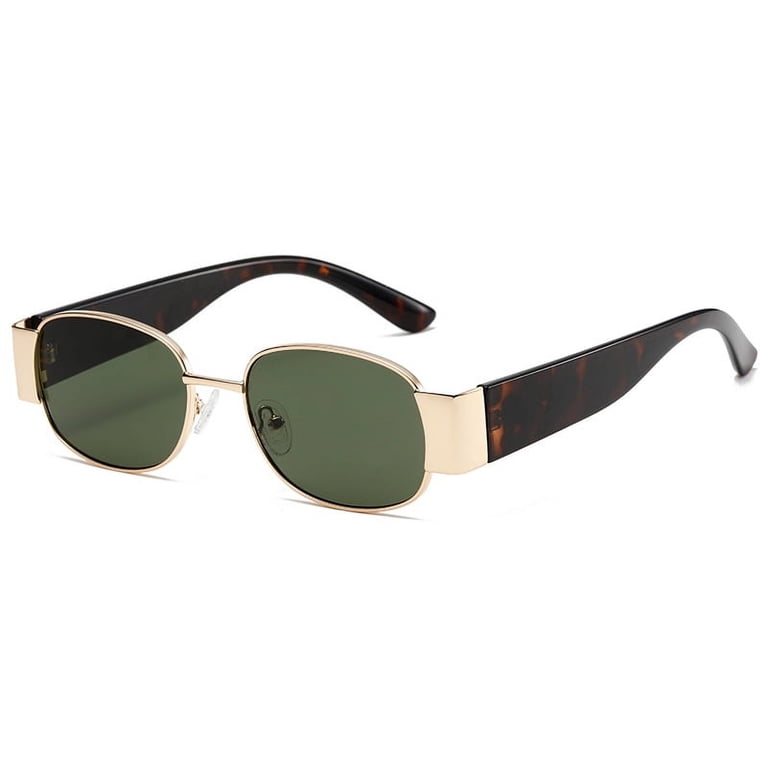 KKTREE Frost Edge Metal Square Retro Sunglasses, Fashionable  display picture 1