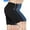 Black|Navy|Gray|Royal, variant on 4 Pack Women 3 inch Wide Waistband Bike Short Biker Shorts Legging Pants Sports Yoga