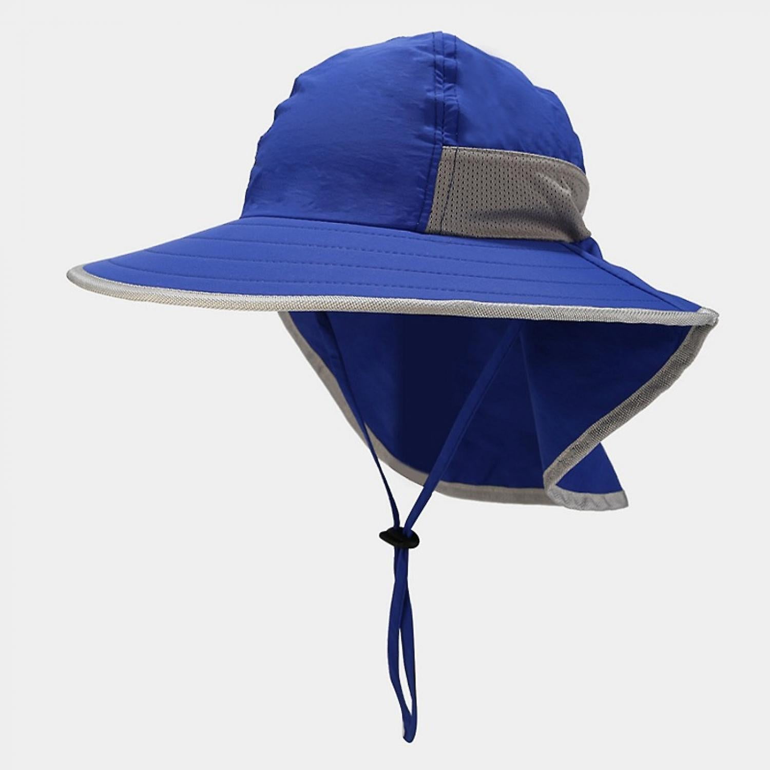 DRKKJ Upf 50+ Boys Sun Hat With Neck Flap Summer Beach Hat Kids Safari ...
