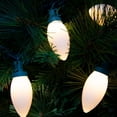 thumbnail image 2 of C9 Bulbs Outdoor Lights String Christmas 25 LED Strawberry Xmas Tree Waterproof Decoration Indoor Plug in 14.4 Feet Used for Patio Party Festive Courtyard Home(Warm White), 2 of 5