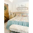 thumbnail image 5 of Lush Decor Sydney Floral Bedspread, Queen, Blue/Yellow, 3-Pc Set, 5 of 9