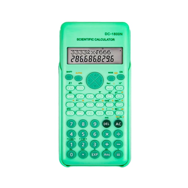 Calculadoras científicas de escritorio para estudiantes, calculadora científica de 240 funciones, 2 líneas, 10+2 dígitos, calculadora matemática de escritorio para la escuela.