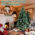 thumbnail image 2 of Arbol de Navidad Lujo Verde Nevado mas frondoso  1.80 mts de alto Premium, 2 of 7
