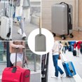thumbnail image 5 of Leather pu luggage tag multicolor airplane boarding pass creative suitcase tag, 5 of 5