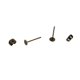 thumbnail image 4 of 100 Pares de Pendientes de Hierro Perfecl Pendientes de Poste Bronce, 4 of 8