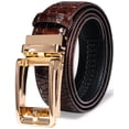 thumbnail image 1 of Cinturón de Piel para Hombre Barry.Wang con Hebilla de Trinquete, Ancho 3.5 cm, Largo 110-150 cm, 1 of 6
