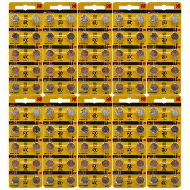 Kodak Lr1130 Ag10 Alkaline Button Cell Batteries Pack Of 100 Walmart Com Walmart Com