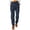 Dark Blue, variant on HXWCHs Plus Size Boyfriend Jeans Women's Casual Solid Pocket Long Pants for Comfort and Everyday Wear XL Pink