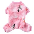 thumbnail image 5 of Gostoto Pet Dog Holiday Christmas Snowman Print Costumes Winter Fleece Jumpsuit Clothes for Small Medium Pet Dogs, 5 of 5