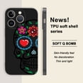 thumbnail image 1 of Proteja su iPhone de golpes y caídas accidentales con una funda de TPU con estampado de dibujos animados, 1 of 4