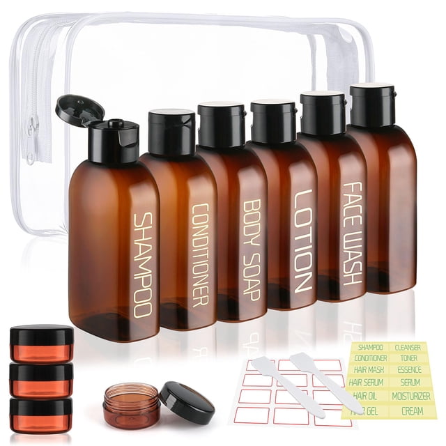 Botellas de viaje Cosywell, 10 unidades, botellas exprimibles aprobadas por la TSA