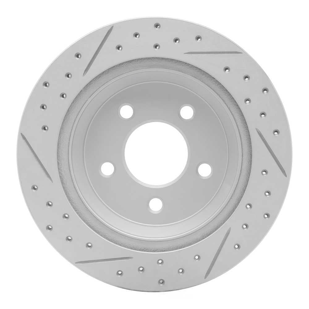 Dynamic Friction Company 830-54037R DFC Geoperformance Rotor - Drilled and Slotted