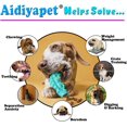 thumbnail image 3 of Juguete para masticar para perros Rojo Verde caucho resistente azul juguete educativo para cachorros, 3 of 5
