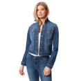 thumbnail image 1 of Abrigo Jessica Simpson Pixie, corte femenino, vaquero, talla L, 1 of 2