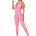 thumbnail image 4 of Lilgiuy Women's One-piece Sport Yoga Jumpsuit Running Fitness Workout Tight Pants for Dance Performance, 4 of 4