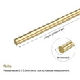 thumbnail image 2 of 1Pack Brass Round Rods, 3/8 Inch Brass Solid Round Rod Lathe Bar Stock, 250mm Length, 2 of 5