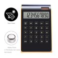 thumbnail image 3 of LINLIN 10 Digit Calculator Standard Business Desktop Calculator,Solar & Battery Power, 3 of 4
