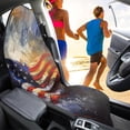 thumbnail image 4 of XYZCANDO American Flag Graffiti Design Car Seat Towel Cover Sweatproof, Suitable for Truck Seat Van SUV Seats, Car Seat Cover Protector, for Cars Sedan, 4 of 7