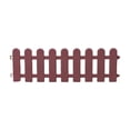 thumbnail image 2 of Mini Garden Fence Plastic Lawn Edging Border Fence Interlocking Yard Divider Easy Setup Durable Flower Bed Pathway Decorative Fence for Garden Patio Landscaping Outdoor Use Home Decor, 2 of 7