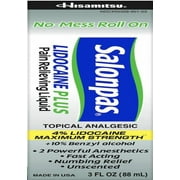 Salonpas Lidocaine Plus Pain Relieving Liquid Roll On - 3 Ounce Roll On