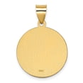 thumbnail image 3 of Auriga 14K Yellow Gold Polished / Satin St. Kateri Hollow Medal Pendant (L-26.5mm, W-18.7mm), 3 of 6