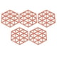 thumbnail image 5 of Mantel individual hexagonal, mantel individual hexagonal de silicona de 5 piezas, tapete para platos y mesa, tapete para tazas y bebidas, rendimiento sólido Jadeshay A, 5 of 8