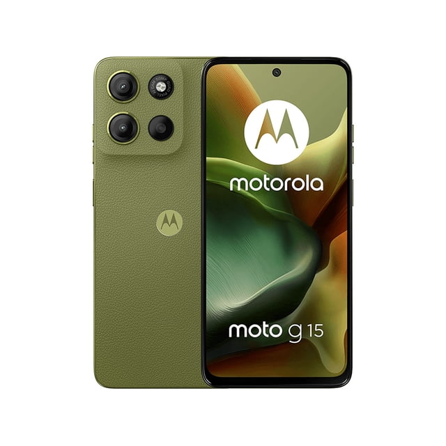 Smartphone Motorola MOTO G15 4G 128GB Verde Desbloqueado