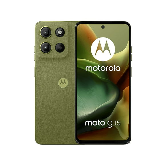 Smartphone Motorola MOTO G15 4G 128GB Verde Desbloqueado