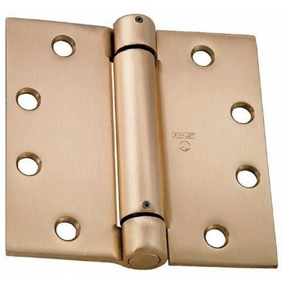 Stanley Security 2060R4124 Charnière Ressort 4,5 x 4,5 Po&44; No. 420936 Laiton Satiné