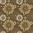 thumbnail image 1 of Ahgly Company Machine Washable Indoor Square Transitional Peru Brown Area Rugs, 5' Square, 1 of 7
