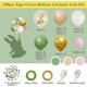 thumbnail image 2 of 150pcs Sage Green Pink Balloon Garland Arch Kit, Olive Green Blush Peach Gold Balloons with Artificial Ivy for Baby Shower Birthday Garden Theme Party, 2 of 4