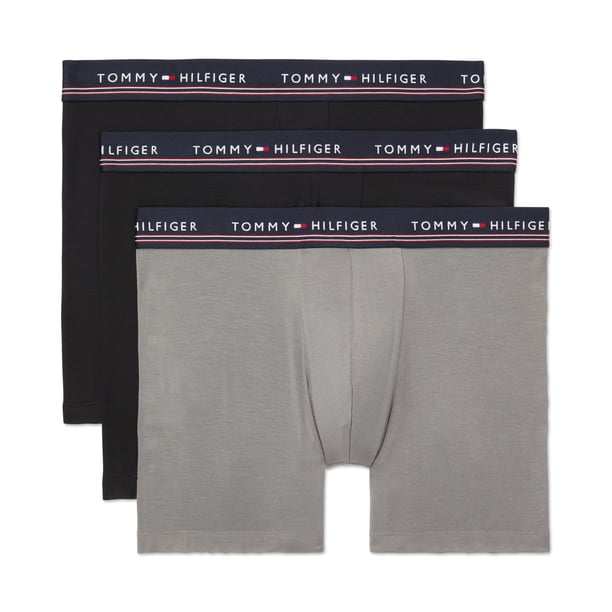 Calzoncillos tipo bóxer Tommy Hilfiger Modal para hombre, paquete de 3