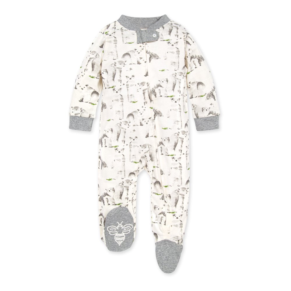 Burt's Bees Baby Burt's Bees Baby Newborn Baby Boy Organic Cotton Sleep 'N Play Pajamas (NB9M