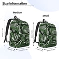 thumbnail image 3 of Yiaed Green Snakeskin Print Backpack, Premium Laptop Backpack, Travel Backpack for Women, Lightweight Backpacks, Comfortable Back Pack-Small, 3 of 7