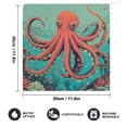 thumbnail image 2 of Red Octopus Towels for Bathroom, Kitchen, Gym, Towels, Soft, Highly Absorbent, Hanging Towel with Hanging Eyelet, 2 of 8