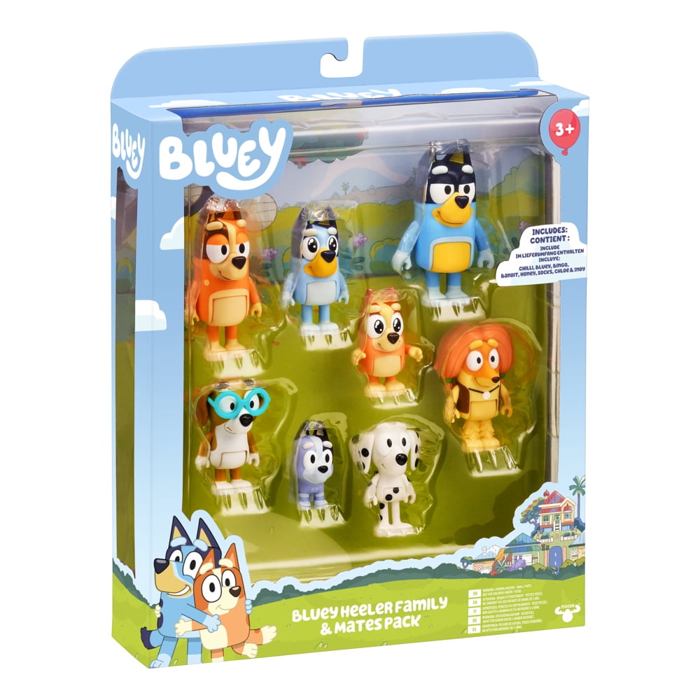 Bluey Neighbourhood Friends 8 pack - Walmart Exclusive