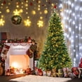 thumbnail image 3 of Costway 7ft Artificial Christmas Tree 700 Warm LED Lights Xmas Decoration, 3 of 12
